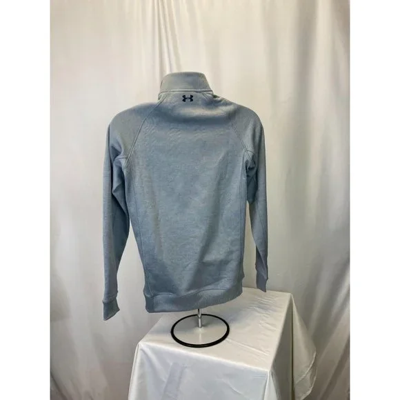 Under Armour Storm Golf Mens Size Small Gray 1/4 Zip Fleece Sweater Lightweight - Picture 4 of 6